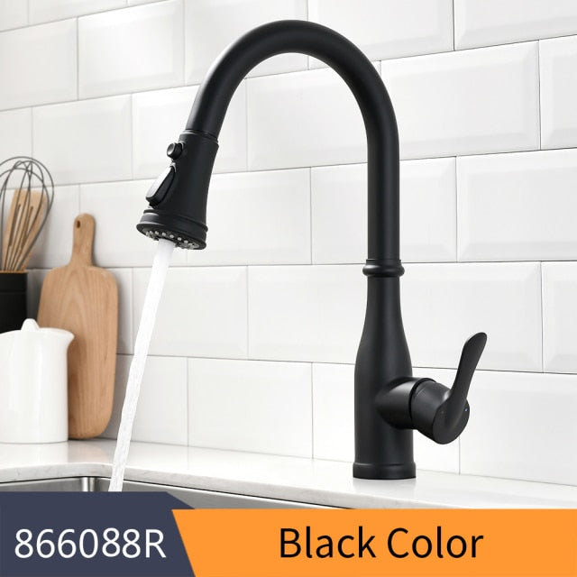 Kitchen Faucets with a Single Hole Handle and a Swivel Degree