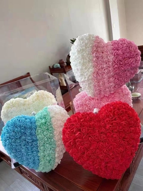 Heart Roses Artificial Flowers