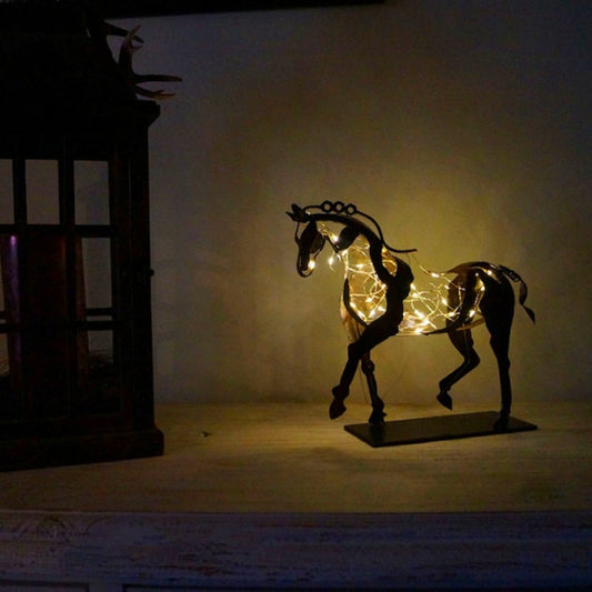 Home Decoration Metal Horses Sculpture Ornaments