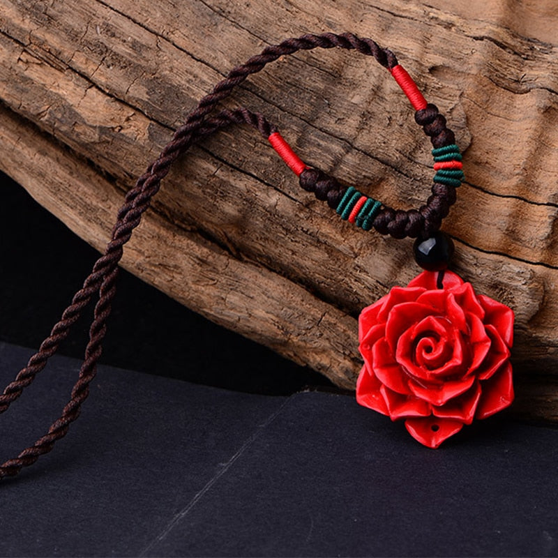 Rose Pendant Necklace