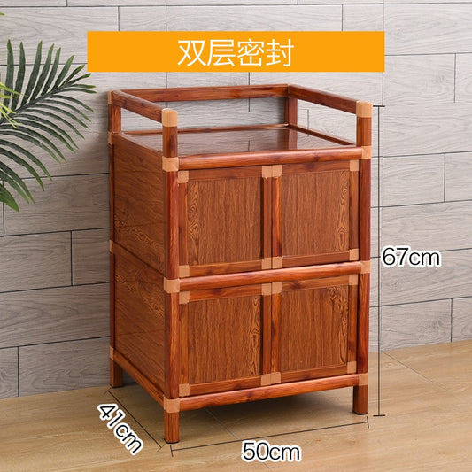 Cabinet Wood Grain Multi-functional Cabinet Storage