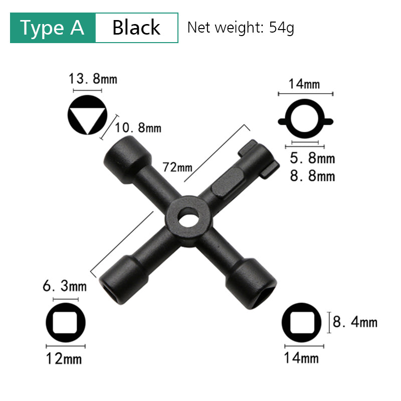 Multi-functional Electric Control Cabinet Key Wrench