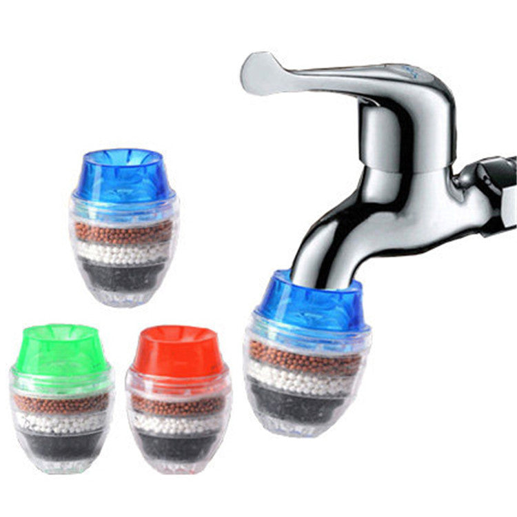 Water Purifier with 5 Layers of Activated Carbon Kitchen Tap Filter Mount Filters Purification