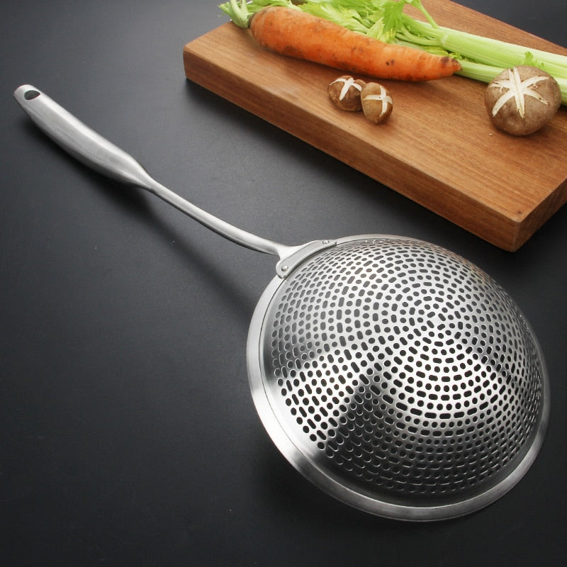 Skimmer Strainer Colander with Long Handle