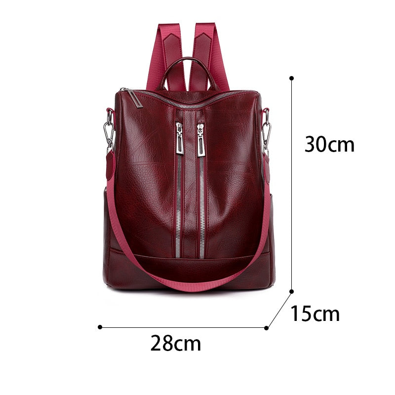 Leather Women's Backpack