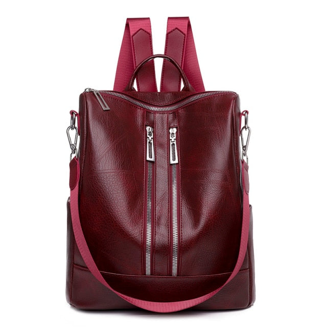 Leather Women's Backpack