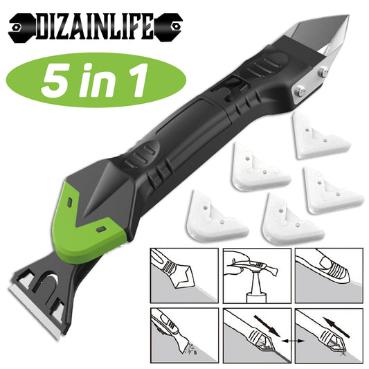 5 in1 Silicone Remover Sealant Smooth Scraper Caulk Finisher