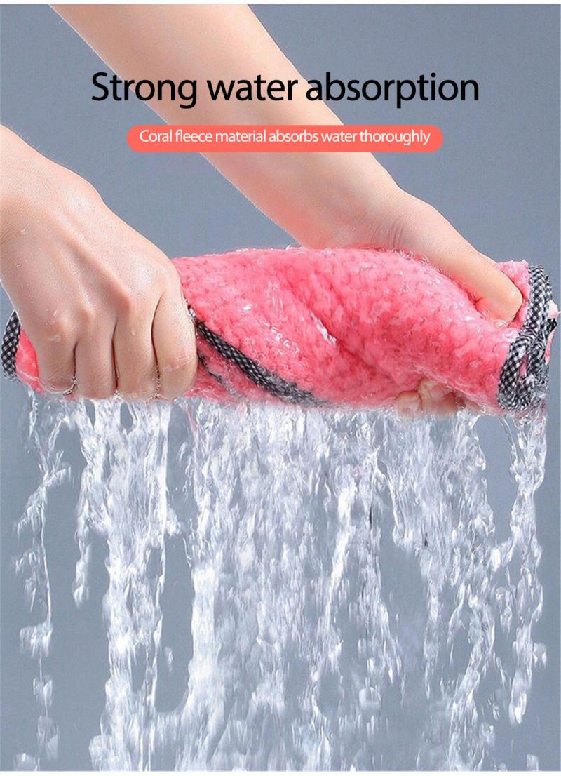 1/4Pcs Kitchen Towels Dishcloths