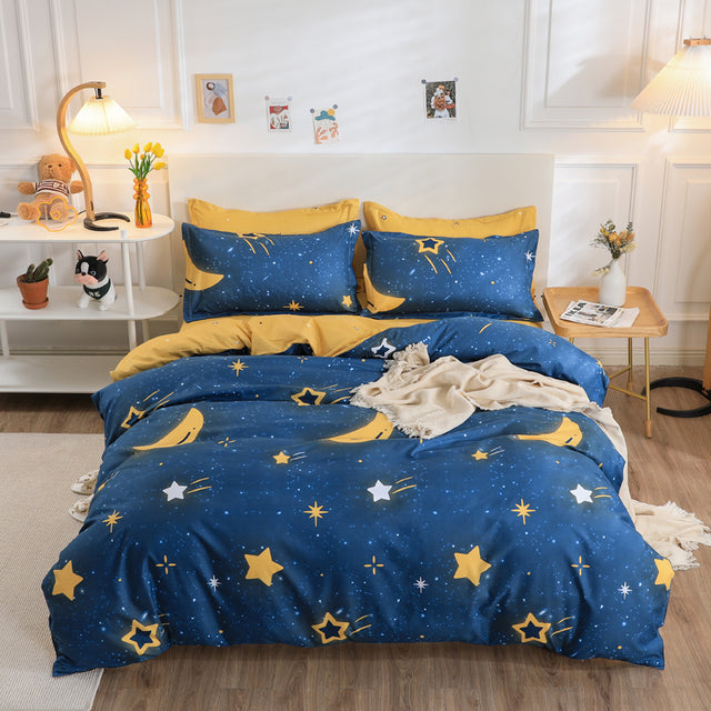 Kitty Duvet Cover Pillow Case Bed Sheet