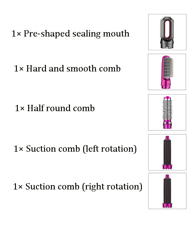 Hair Dryer 5 In 1 Electric Hair Comb