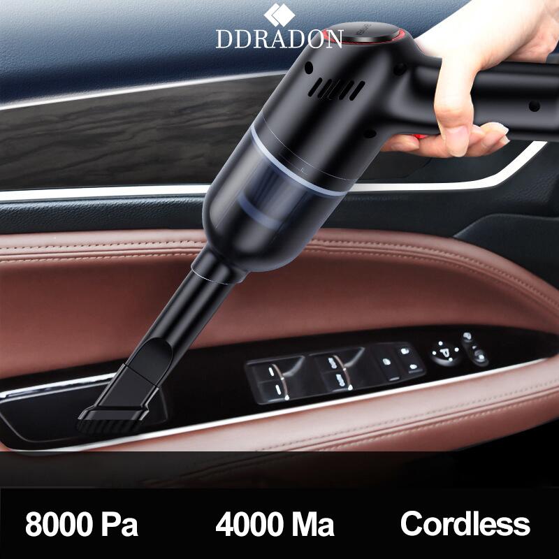 Cordless Car Vacuum Cleaner 8000PA With Built-in Battery