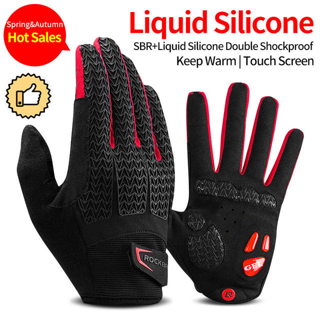 Windproof Cycling Gloves with Touch Screen 