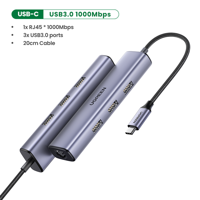 USB Ethernet HUB for Computer Laptop