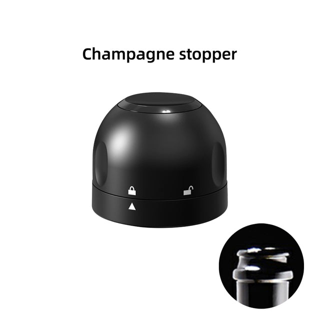 1/2Pcs Vacuum Red Wine Champagne Bottle Stopper Set