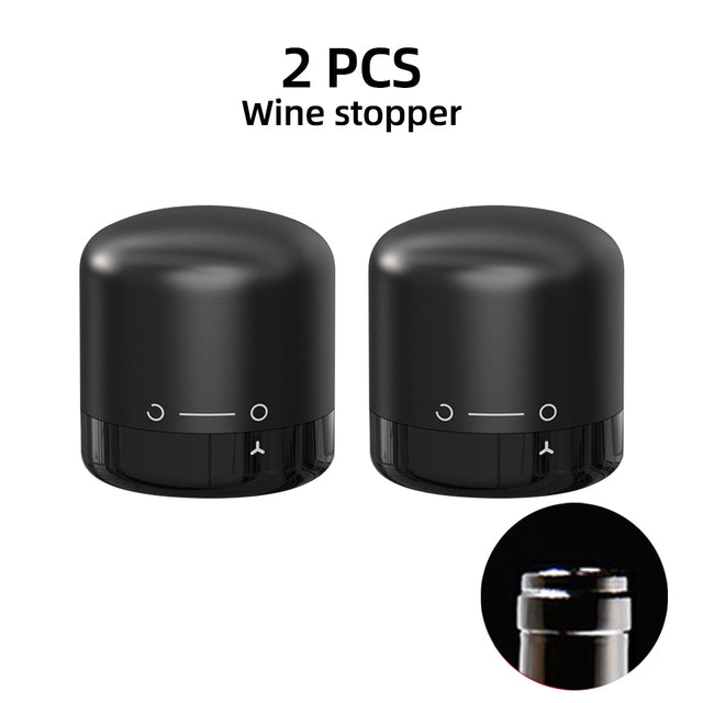 1/2Pcs Vacuum Red Wine Champagne Bottle Stopper Set