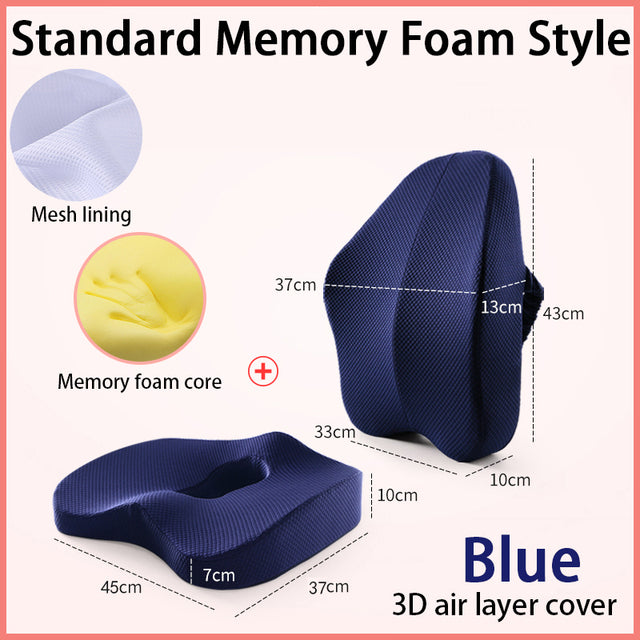 Memory Foam Orthopedic Seat Cushion