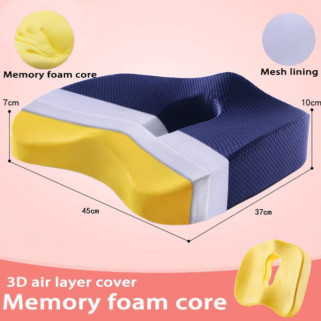 Memory Foam Orthopedic Seat Cushion