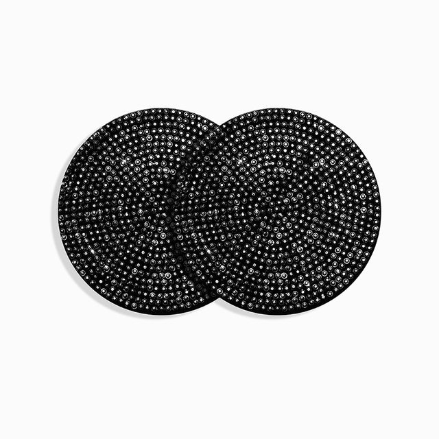 2PCS Diamond Car Coaster Water Cup Slot