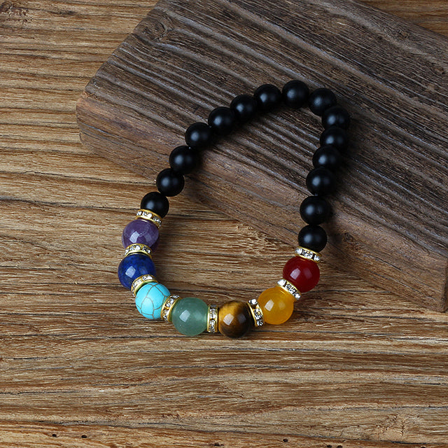 HEMATITE 7 CHAKRA BRACELETS