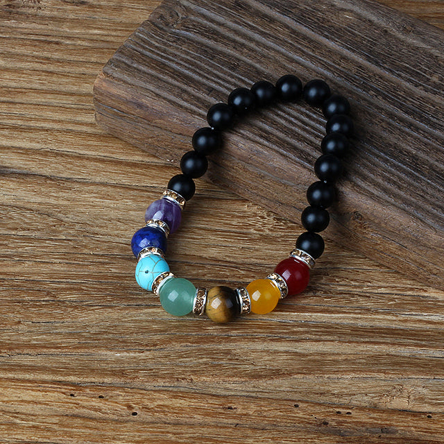 HEMATITE 7 CHAKRA BRACELETS