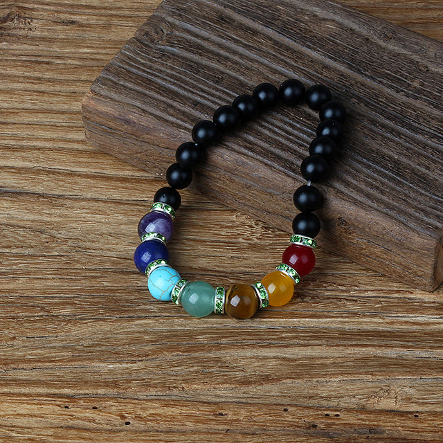 HEMATITE 7 CHAKRA BRACELETS