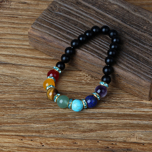 HEMATITE 7 CHAKRA BRACELETS