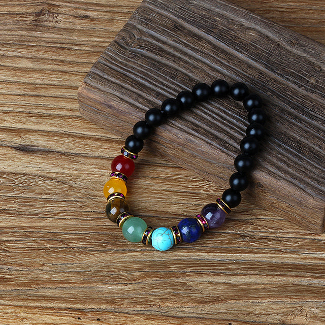 HEMATITE 7 CHAKRA BRACELETS