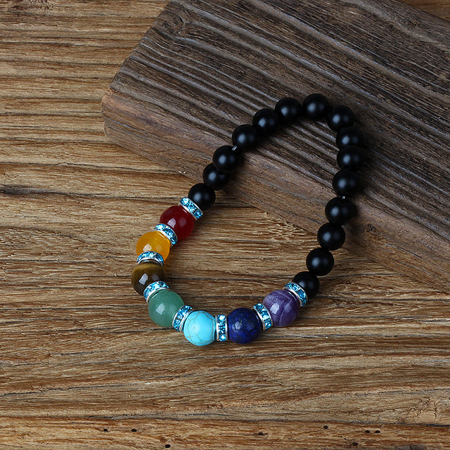 HEMATITE 7 CHAKRA BRACELETS