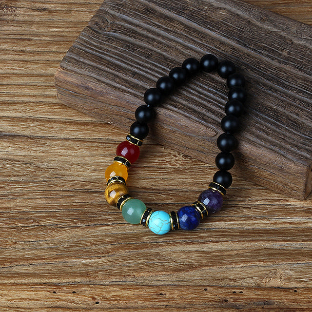 HEMATITE 7 CHAKRA BRACELETS