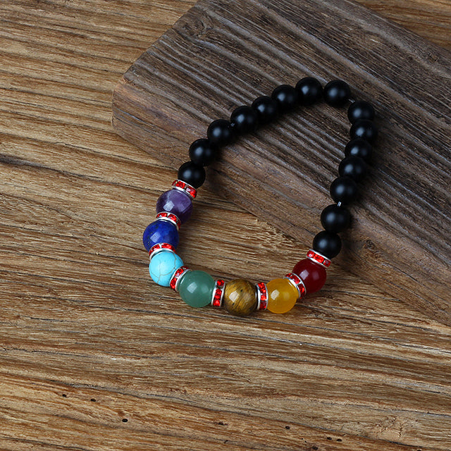 HEMATITE 7 CHAKRA BRACELETS