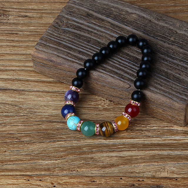 HEMATITE 7 CHAKRA BRACELETS