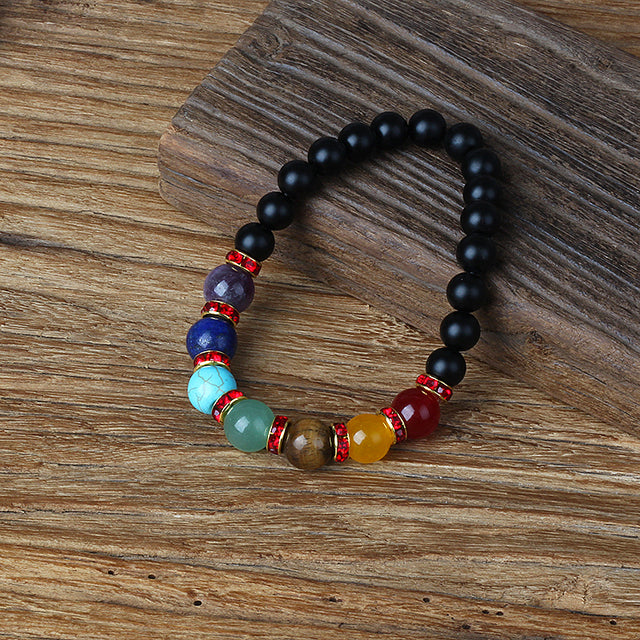 HEMATITE 7 CHAKRA BRACELETS