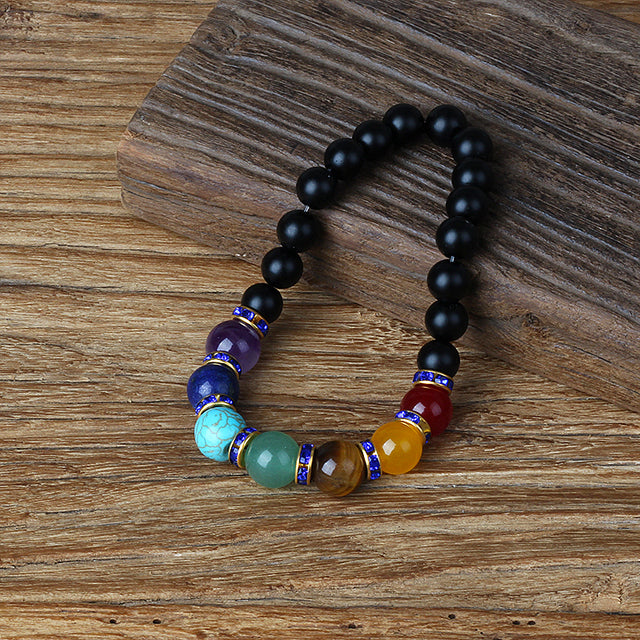 HEMATITE 7 CHAKRA BRACELETS