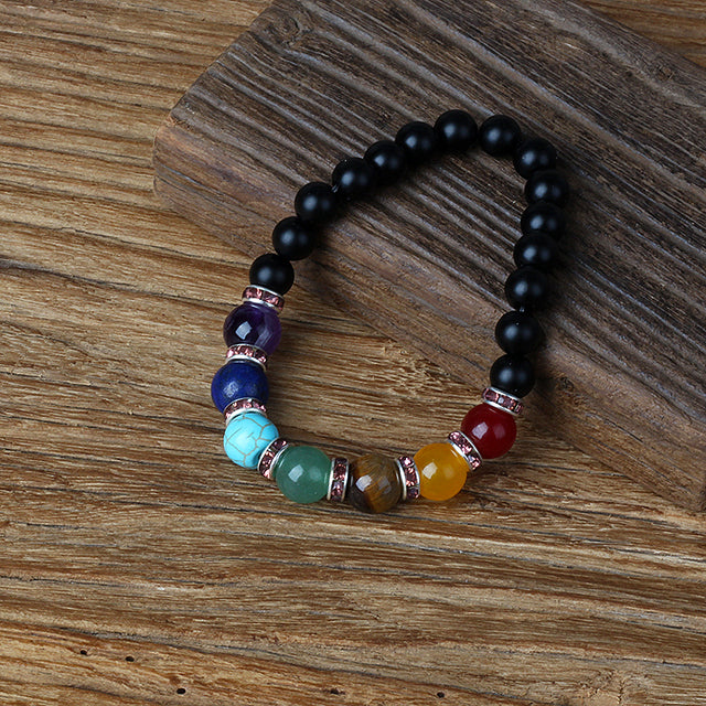 HEMATITE 7 CHAKRA BRACELETS