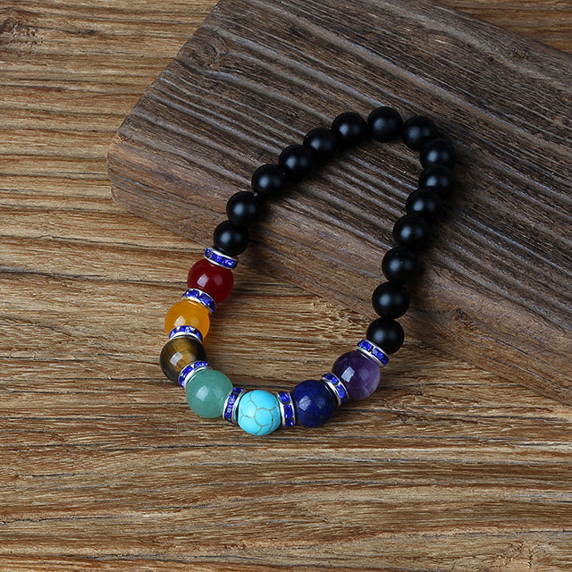 HEMATITE 7 CHAKRA BRACELETS