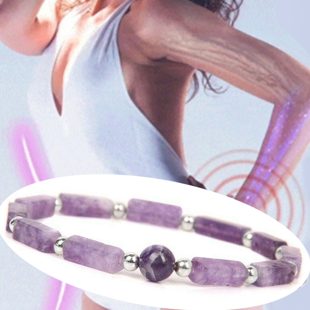 AMETHYST BEAD ENERGY BRACELETS