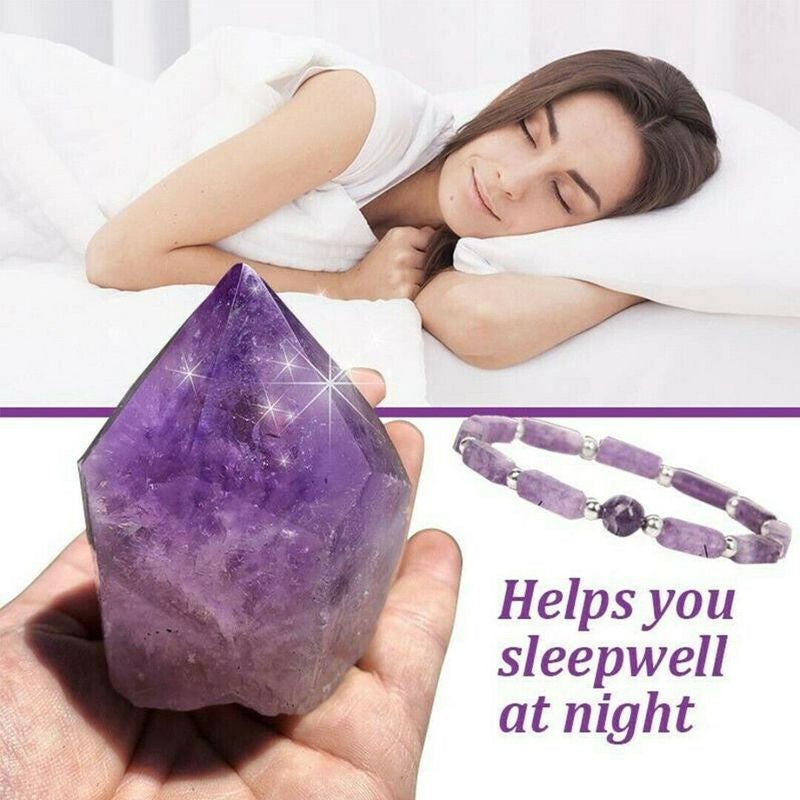 AMETHYST BEAD ENERGY BRACELETS