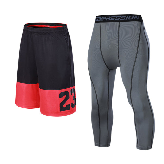 Fitness Compression Shorts Tight Pants