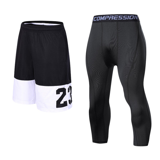 Fitness Compression Shorts Tight Pants