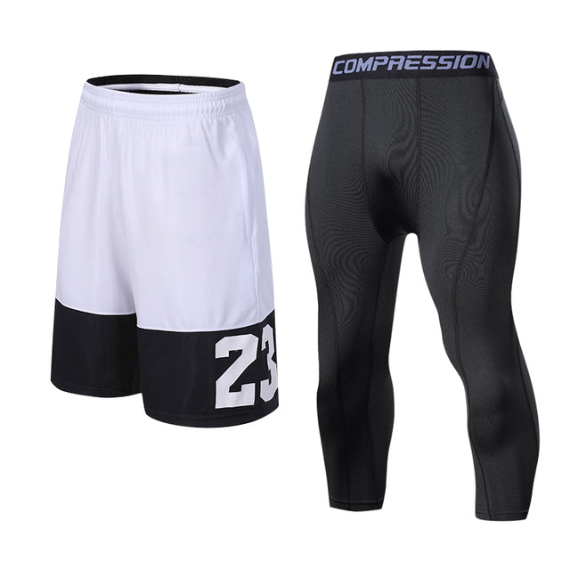 Fitness Compression Shorts Tight Pants