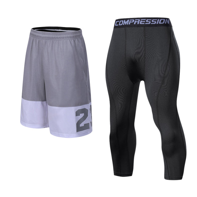 Fitness Compression Shorts Tight Pants