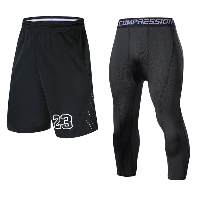 Fitness Compression Shorts Tight Pants