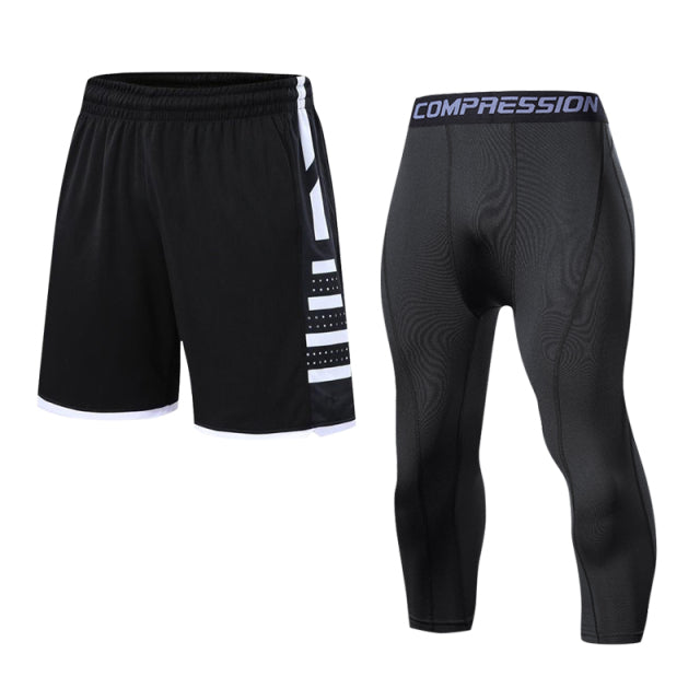 Fitness Compression Shorts Tight Pants