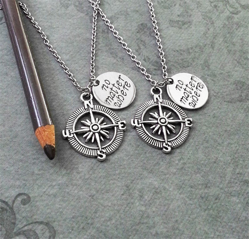 ANCHOR COMPASS NECKLACE