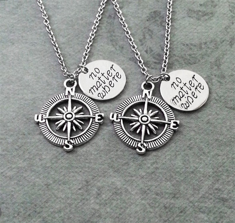 ANCHOR COMPASS NECKLACE