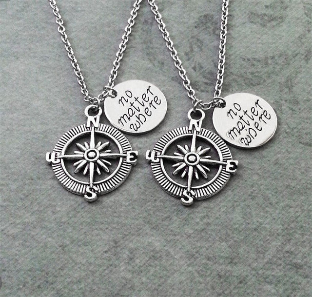 ANCHOR COMPASS NECKLACE