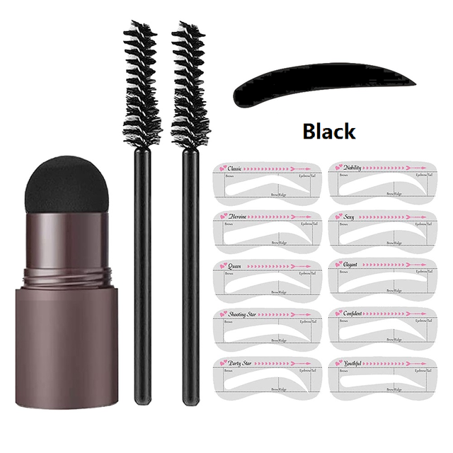 One Step Eyebrow Stamp Shaping Kit Brow Set Pen