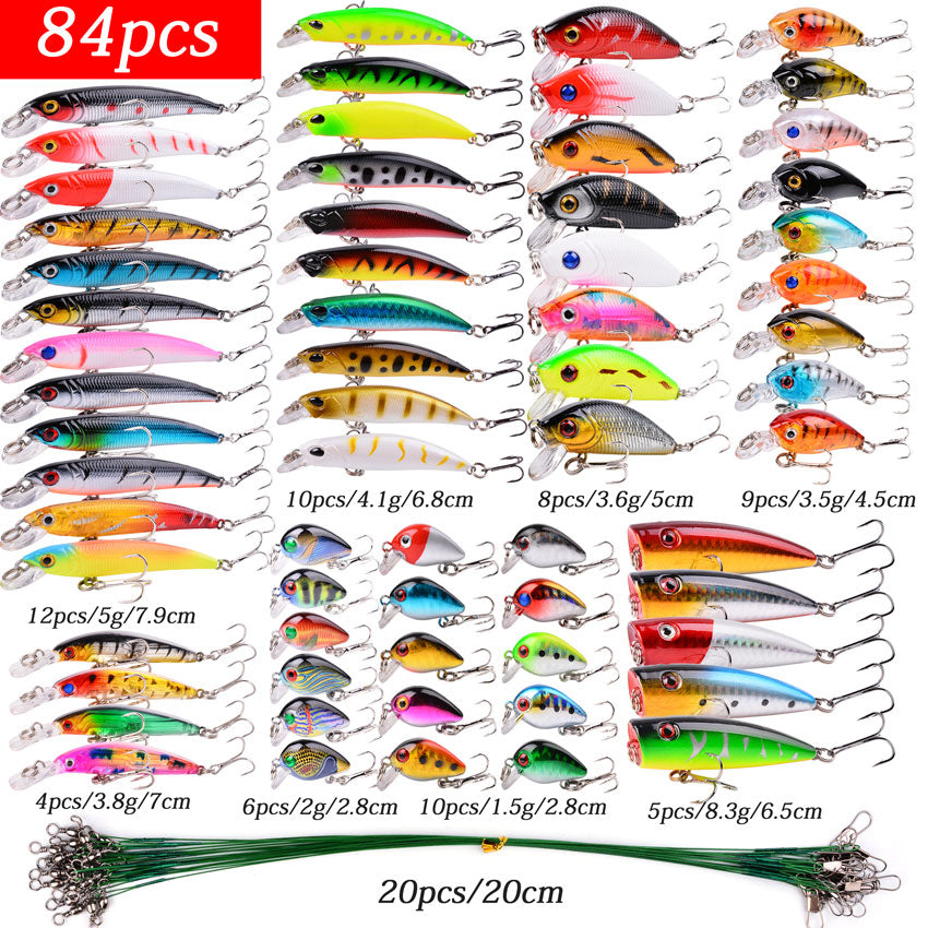 Artificial Bionic Crank Lures Fishing Lure Set