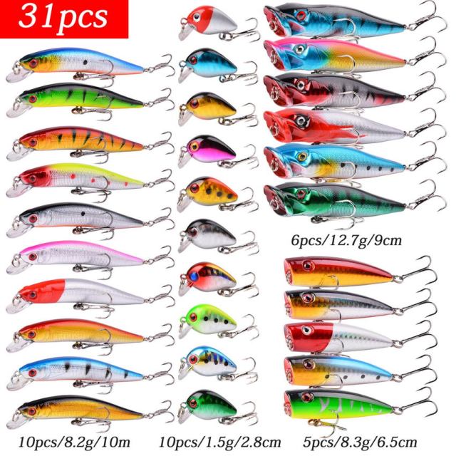 Artificial Bionic Crank Lures Fishing Lure Set