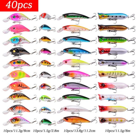 Artificial Bionic Crank Lures Fishing Lure Set